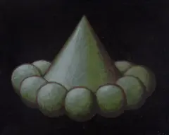 Sem Título by Sergio Niculitcheff, 1988, acrílica sobre tela, offered Aug 2019