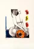 Rendeira by Aldemir Martins, 1984, serigrafia sobre papel, offered Aug 2019