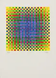 Julio Le Parc, Sem Título, serigrafia sobre papel