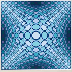 Sem Título by Victor Vasarely, serigrafia sobre papel, offered Aug 2019