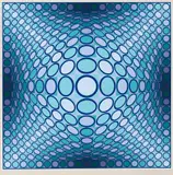 Sem Título by Victor Vasarely, serigrafia sobre papel, offered Aug 2019