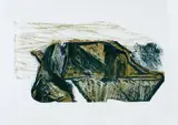Maria Bonomi, Remanso do Mar, 1986, litografia sobre papel