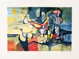 Roberto Burle Marx, Taperapecu II, 1987, litografia sobre papel