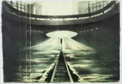 Avenida Paulista by Gregório Gruber, 1998, litografia sobre papel, offered Aug 2019