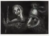 Marcelo Grassmann, Figuras, gravura em metal sobre papel