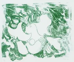 Sem Titulo by Milton Dacosta, 1965, litografia sobre papel, offered Aug 2019