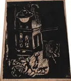 Oswaldo Goeldi, Sem Título, xilogravura sobre papel