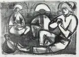 Aldemir Martins, Cangaço, 1951, litografia sobre papel