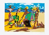 Rubens Gerchman, Praia, 1981, serigrafia sobre papel