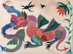 Sem Título by Francisco Da Silva, guache sobre papel, offered Aug 2019