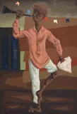 Sem Título by Clóvis Graciano, 1966, óleo sobre tela, offered Aug 2019