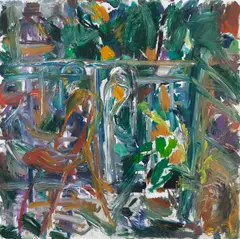 Sem Título by Antonio Helio Cabral, óleo sobre tela, offered Aug 2019