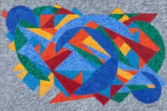 Sem Título by Claudio Tozzi, 1989, acrílica sobre papel colado em tela, offered Aug 2019
