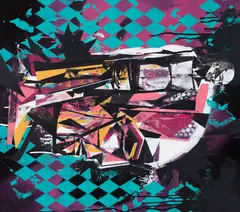 Titi Freak, Realidade do Outro Lado, spray sobre madeira