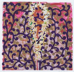 Sem Título by Beatriz Milhazes, 1992, serigrafia sobra papel, offered Aug 2019