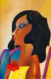 Mulata by Aldemir Martins, 1975, acrílica sobre tela, offered Aug 2019