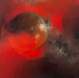 Danilo Di Prete, Erupção, óleo sobre tela
