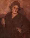 Eliseu Visconti, Minha companheira Louise em sépia