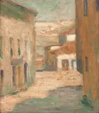 Tarsila do Amaral, Rua de Segóvia (Espanha), 1921, óleo sobre tela