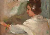 Auto Retrato by Anita Malfatti, óleo sobre tela, offered Aug 2019