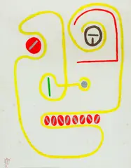 Sem Título by Niobe Xandó, 1968, acrílica sobre papel, offered Aug 2019