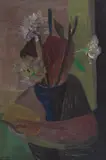Danilo Di Prete, Vaso de Flor, óleo sobre tela