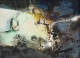Danilo Di Prete, Abstrato, 1964, técnica mista sobre placa