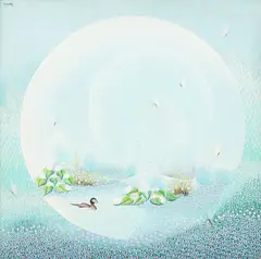 Paraíso by Mario Campello, 1980, óleo sobre tela, offered Jun 2019