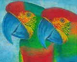 Papagália by Claudio Tozzi, acrílica sobre tela, offered Jun 2019