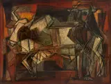 Rosario Moreno, Sem Título, 1957, óleo sobre tela