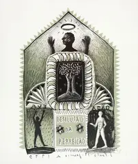 Sem Título by Alex Cerveny, litogravura sobre papel, offered Jun 2019