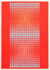 Almir Mavignier, Sem Título, serigrafia sobre papel