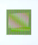 Sem Título by Carlos Cruz-Diez, serigrafia sobre papel, offered Jun 2019