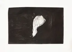 Sem Título by Nuno Ramos, 1998, gravura em metal maneira negra, offered Jun 2019