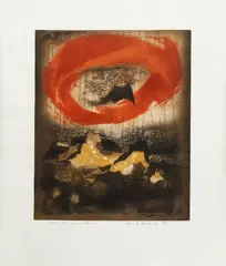 Sol Maior by Hans Gruzinsky, 1976, gravura em metal sobre papel, offered Jun 2019