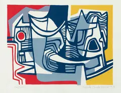 Roberto Burle Marx, Sem Título, 1976, serigrafia sobre papel