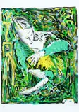 Rubens Gerchman, Amantes, 1986, litografia sobre papel