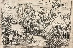 Jardim by Frans Krajcberg, litogravura sobre papel, offered Jun 2019