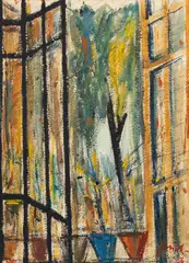 Mick Carnicelli, Potes, 1956, aquarela sobre papel