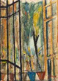Mick Carnicelli, Potes, 1956, aquarela sobre papel