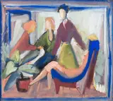 Mulheres by Joaquim Tenreiro, guache sobre papel, offered Jun 2019
