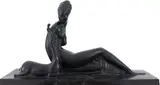 Victor Brecheret, Diana Caçadora, escultura em bronze patinado