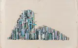 Arquitetura Vernacular by Rodrigo Matheus, 2004, colagem sobre papel, offered Jun 2019