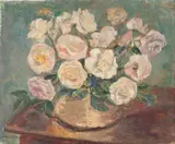 Vaso de Flores by Helena P.s. Ohashi, 1964, óleo sobre tela, offered Jun 2019