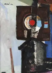 Sem Título by Inimá de Paula, 1956, óleo sobre placa, offered Jun 2019