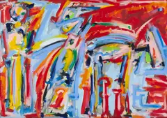 Eu Você e João by Ivald Granato, 1991, acrílica sobre tela, offered Jun 2019