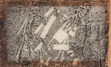 Caetano de Almeida, Composição Suprematista, 1994, acrílica sobre tecido