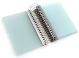 Notebook by Marilá Dardot, 2010, vidro jateado e aço inox, offered Jun 2019