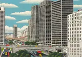Viaduto do Chá by Agostinho Batista de Freitas, 1986, óleo sobre tela, offered Jun 2019