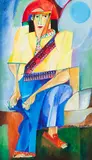 Cangaceiro by Aldemir Martins, 1983, acrílica sobre tela, offered Jun 2019